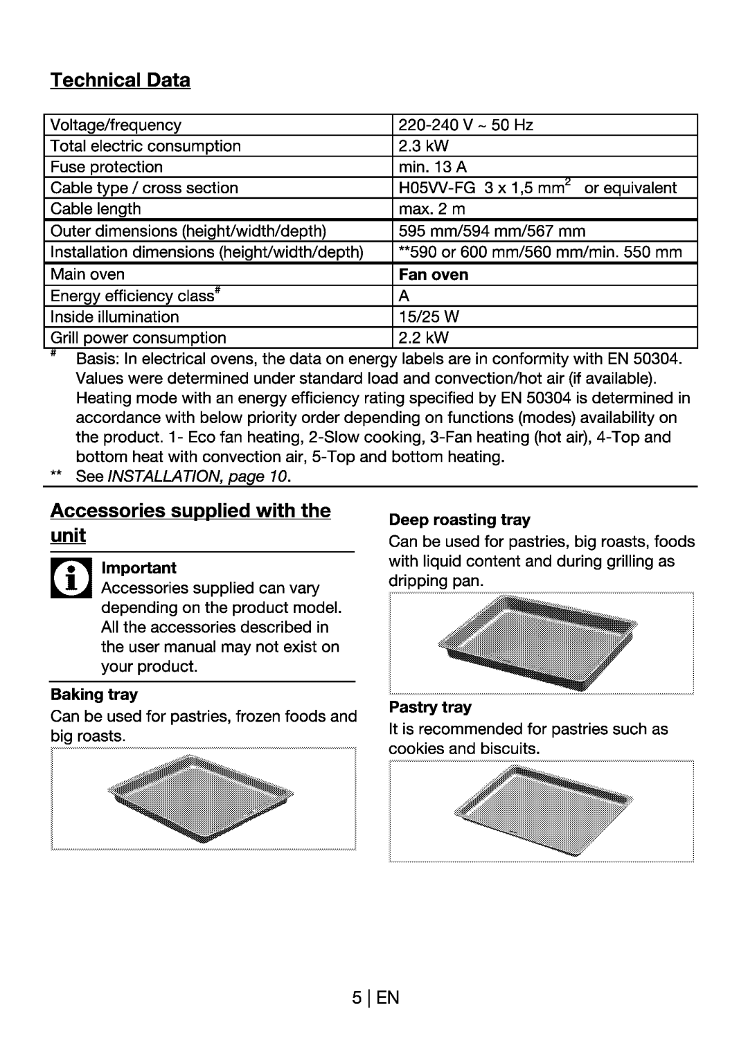 Beko OIF 22300 manual 