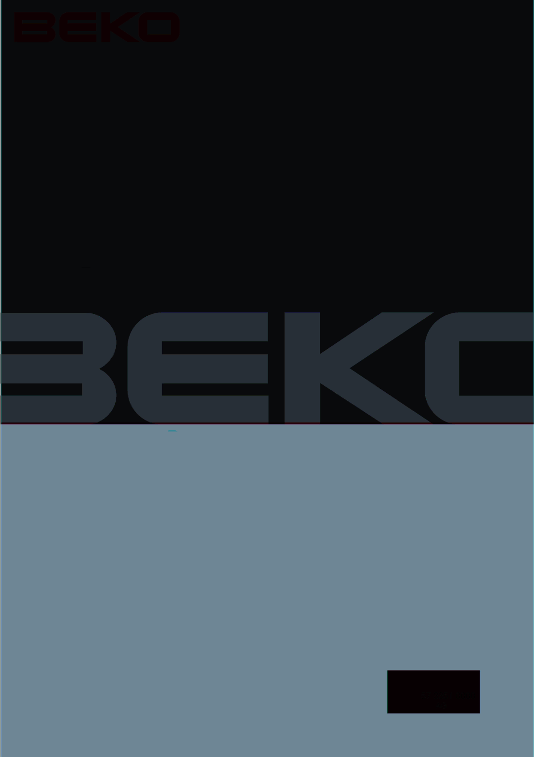 Beko QC55F manual Part no 57 3351 