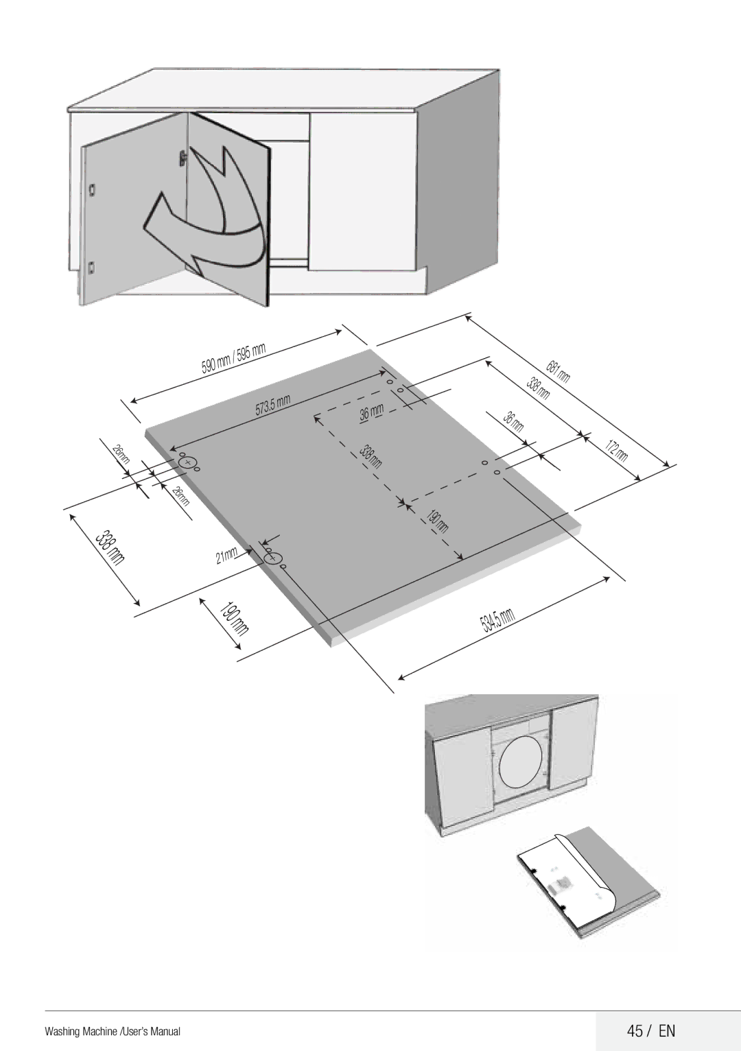 Beko QWM84 user manual 45 / EN 