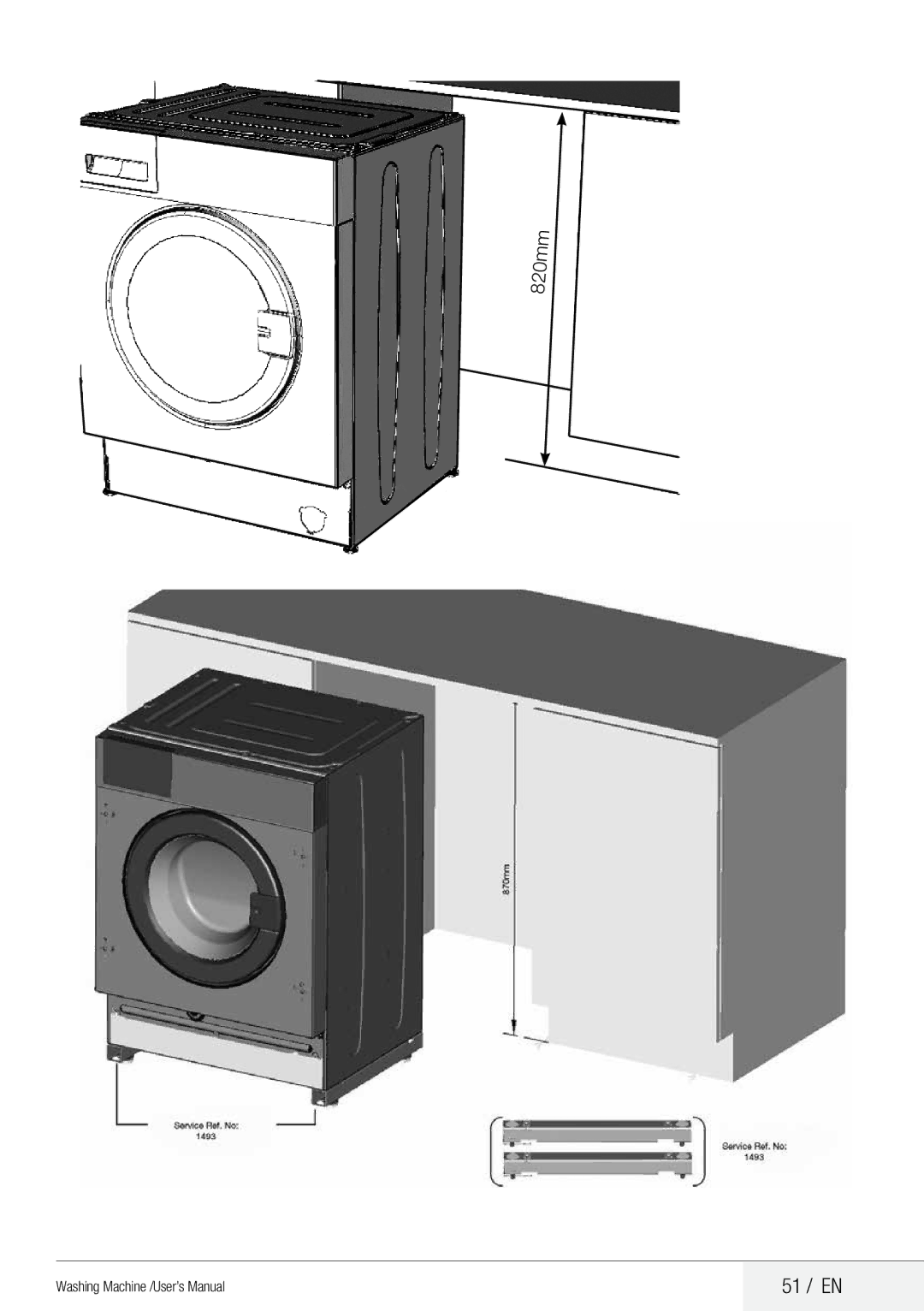 Beko QWM84 user manual 51 / EN 