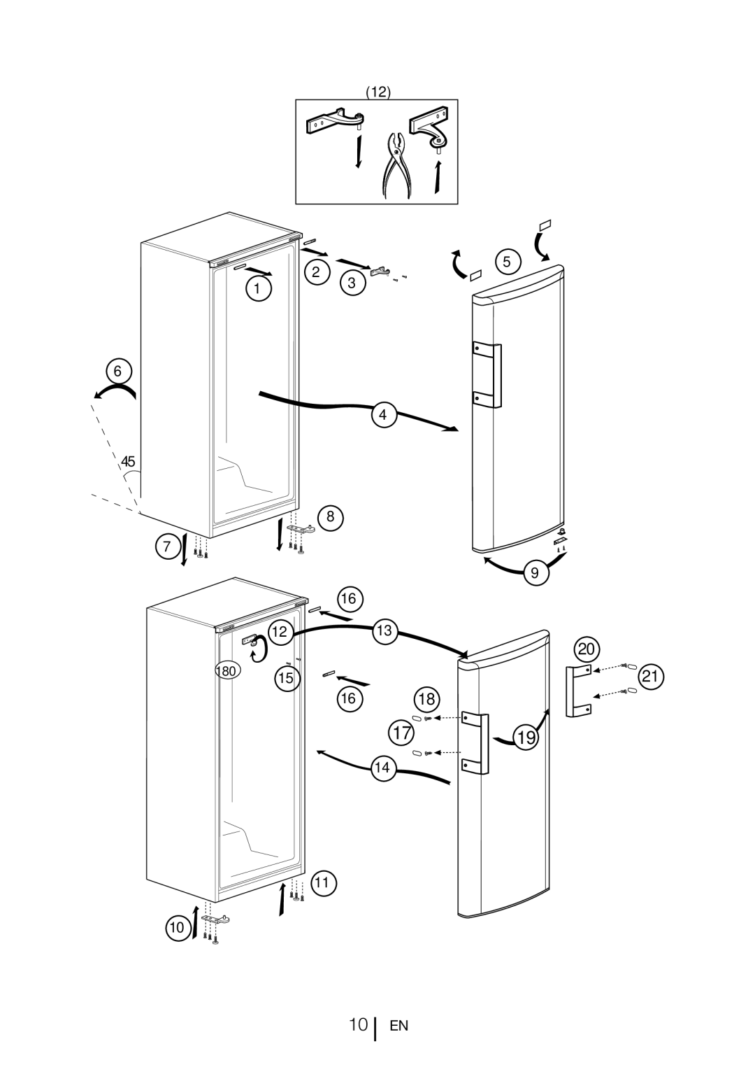 Beko TL 685 APW manual 180 