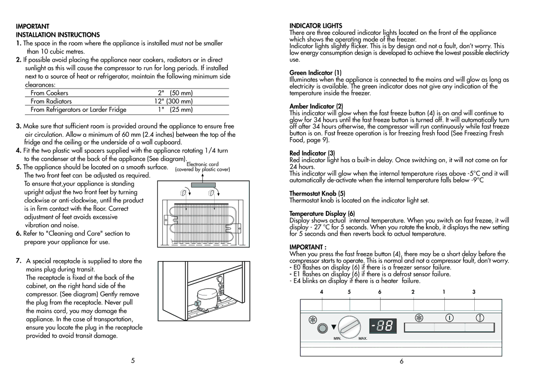 Beko TZDA 629 F manual Electronic card 