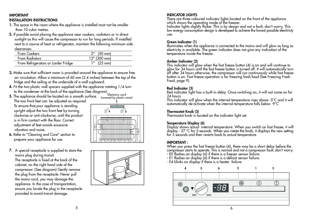 Beko TZDA 629 F manual Installation Instructions 