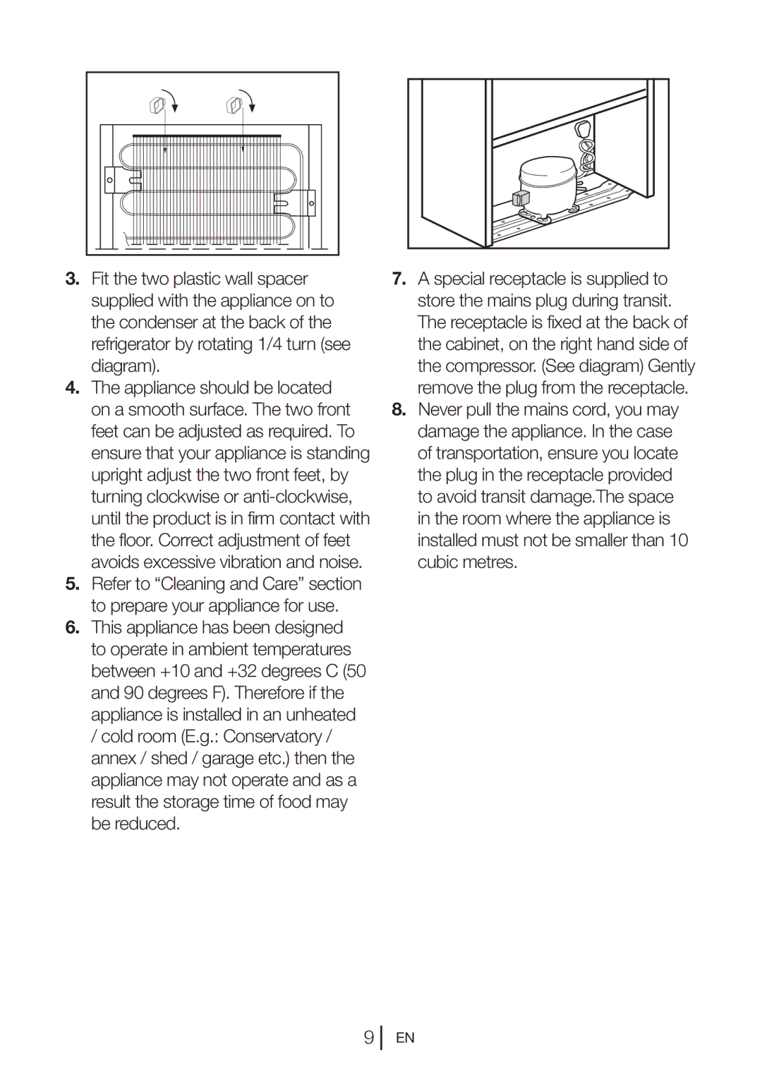 Beko UL584APW, UL584APS manual 