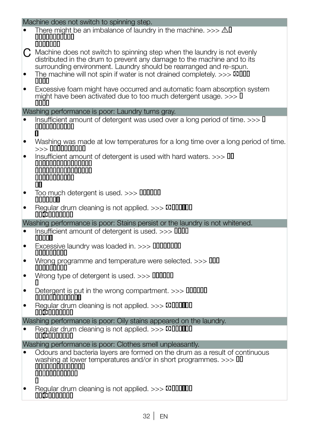 Beko WBM 751441 LA user manual Select the proper temperature for the laundry to be washed 