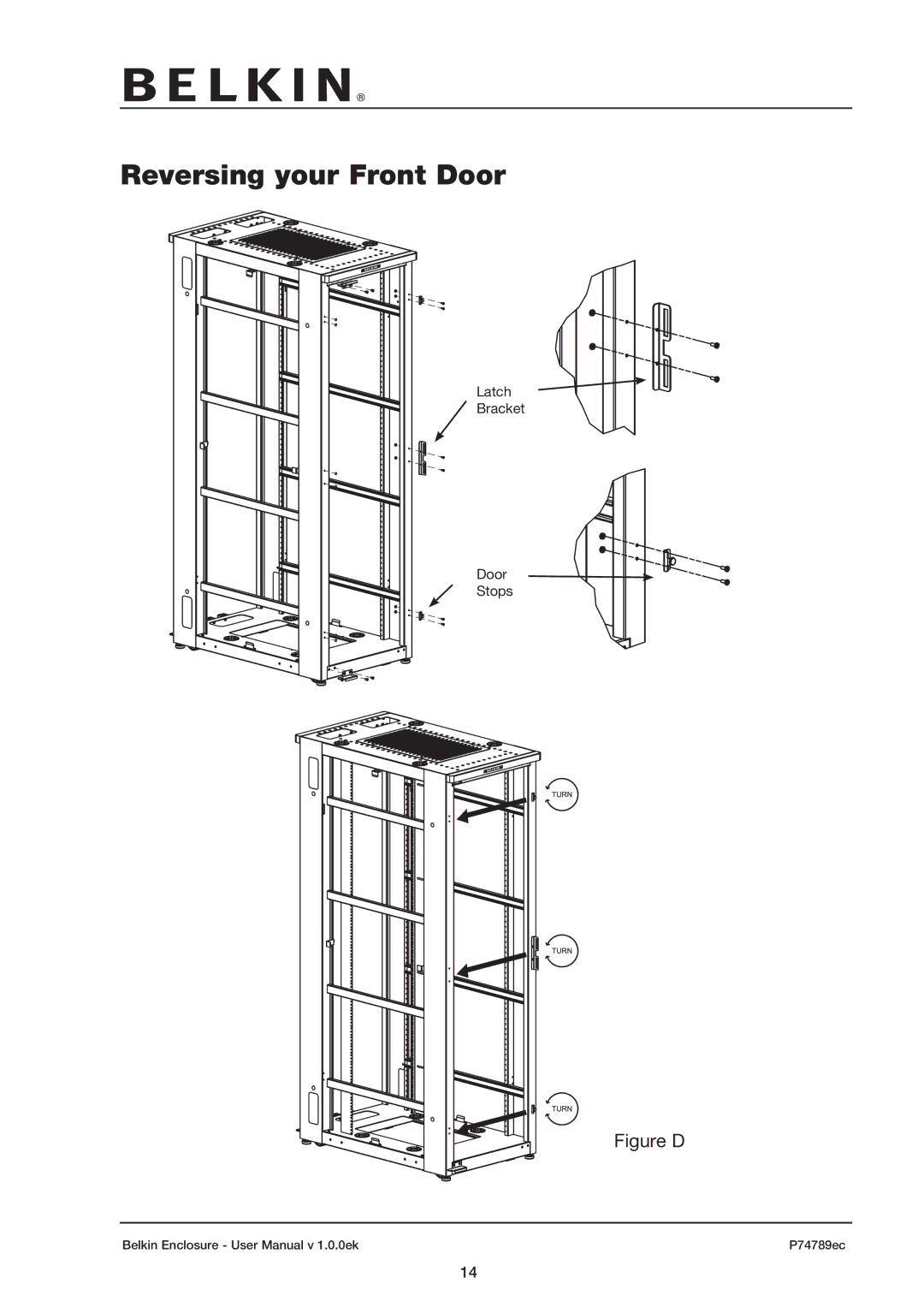 Belkin 42U user manual Figure D 