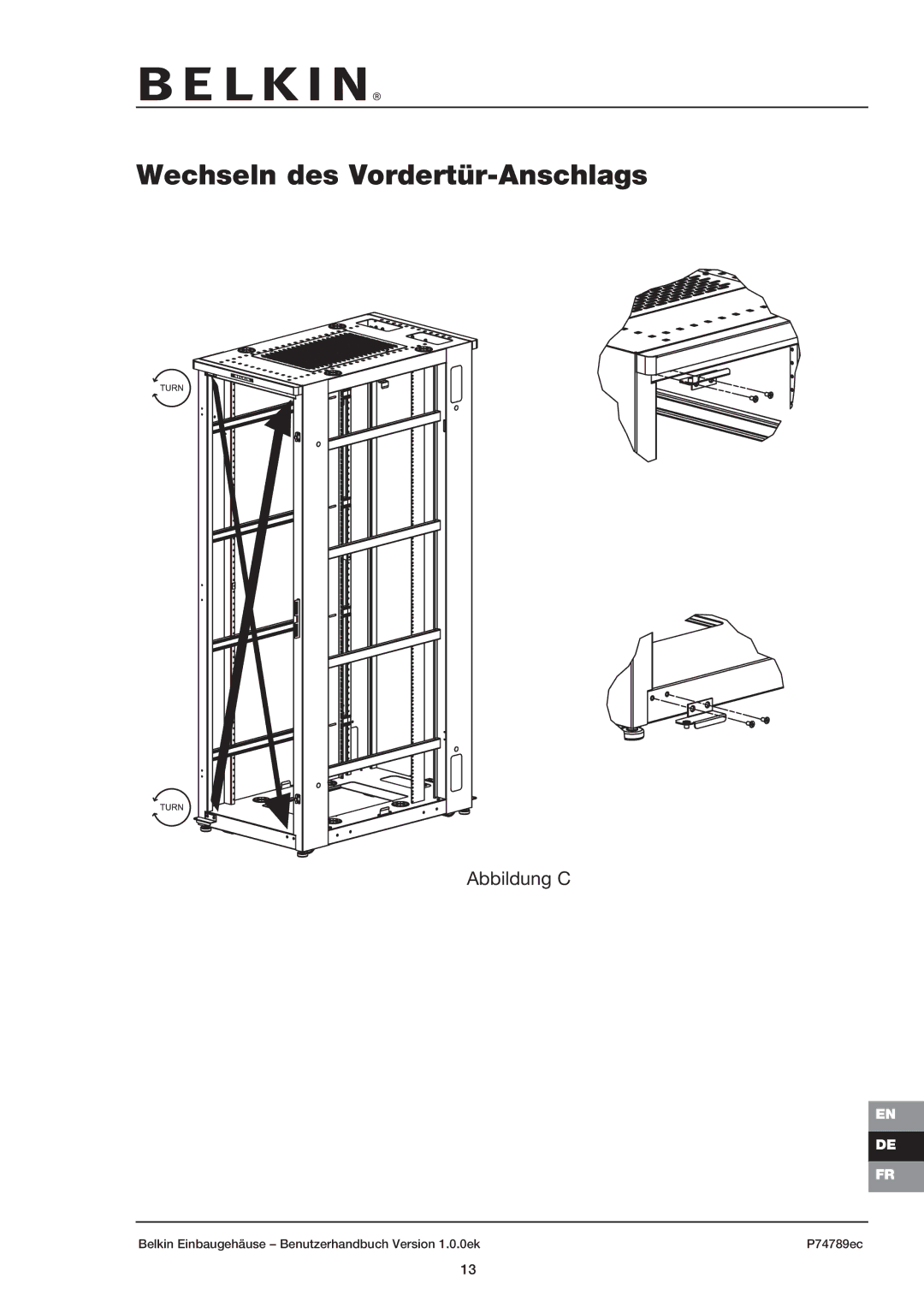 Belkin 42U user manual Abbildung C 