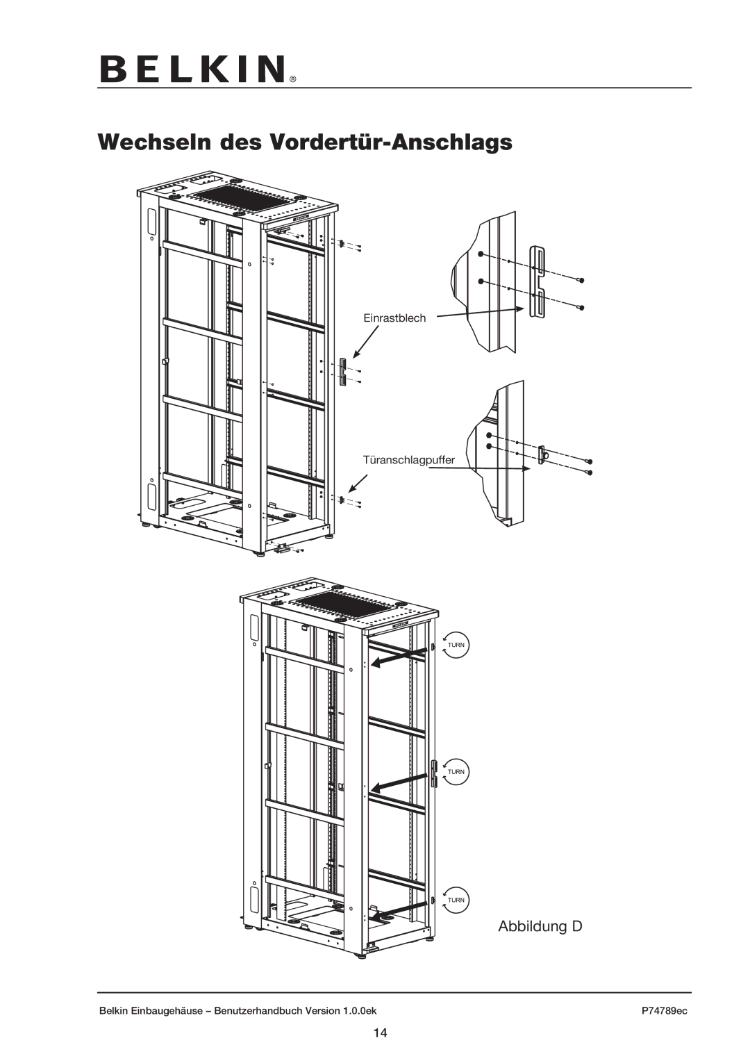 Belkin 42U user manual Abbildung D 