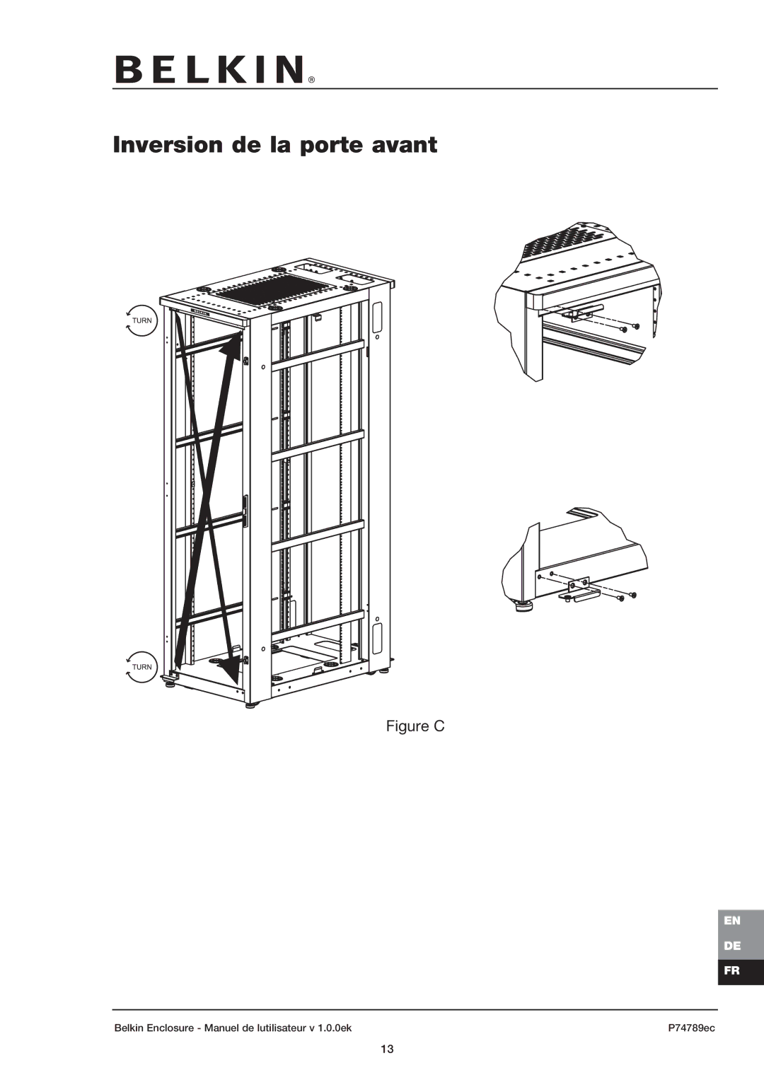 Belkin 42U user manual Figure C 