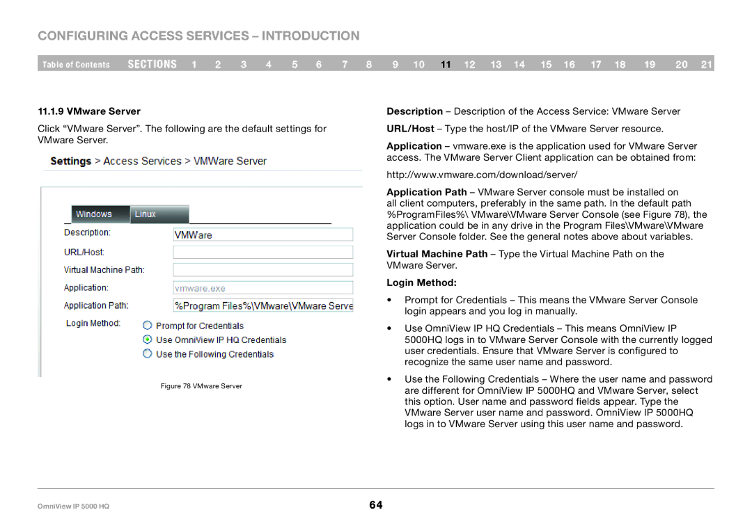 Belkin 5000HQ user manual VMware Server 