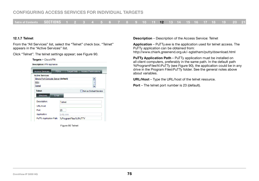 Belkin 5000HQ user manual Telnet 