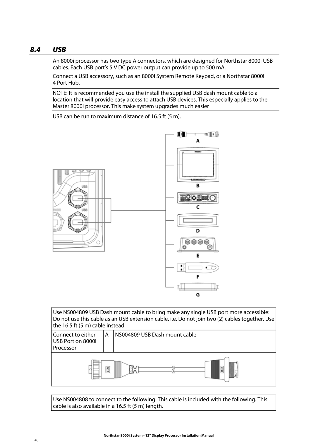 Belkin 8000I installation manual Usb 