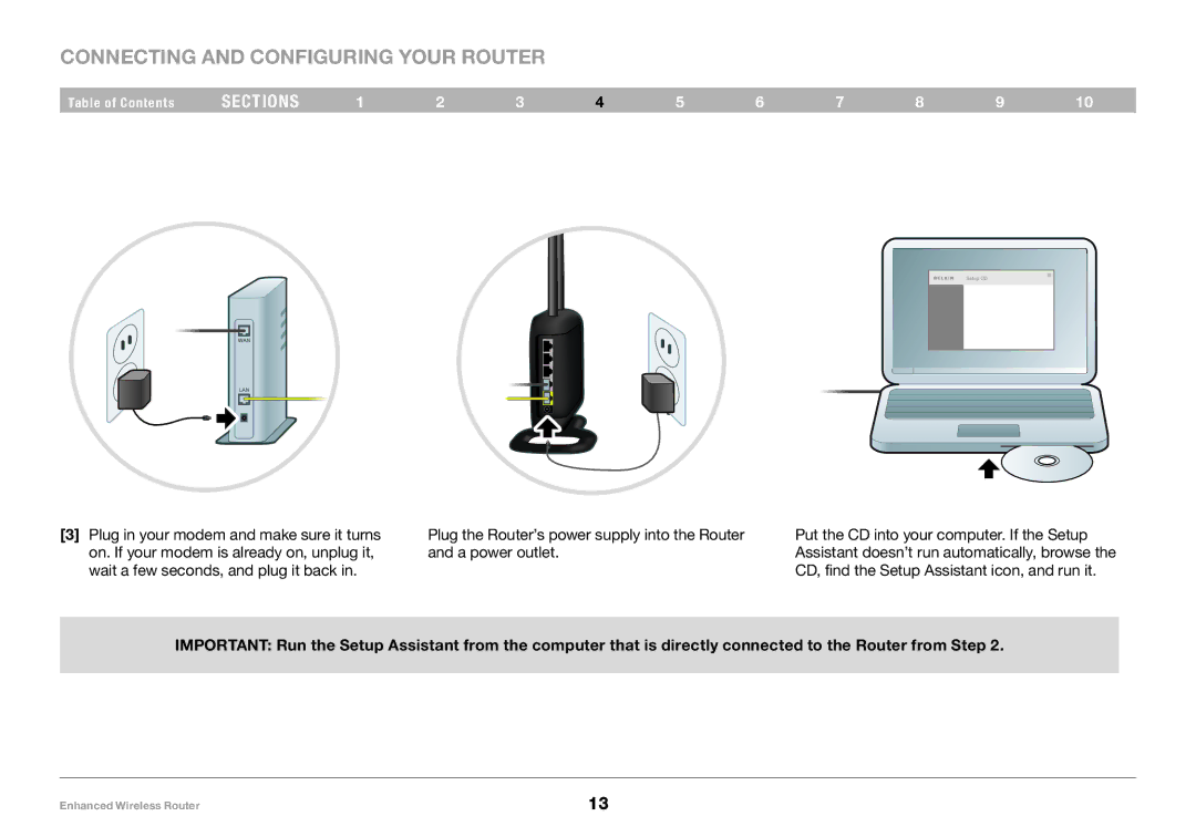 Belkin 8820-00034-A user manual Setup CD 