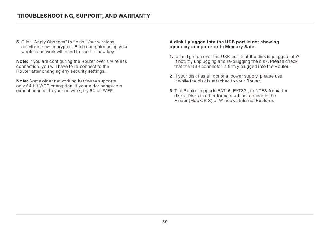 Belkin 8820AU00398 user manual Troubleshooting, Support, and Warranty 