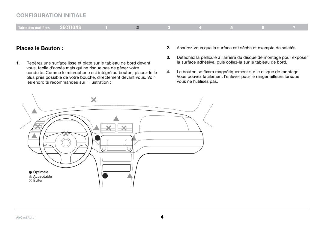 Belkin 8820tt00529 F4U037 user manual Configuration initiale, Placez le Bouton 