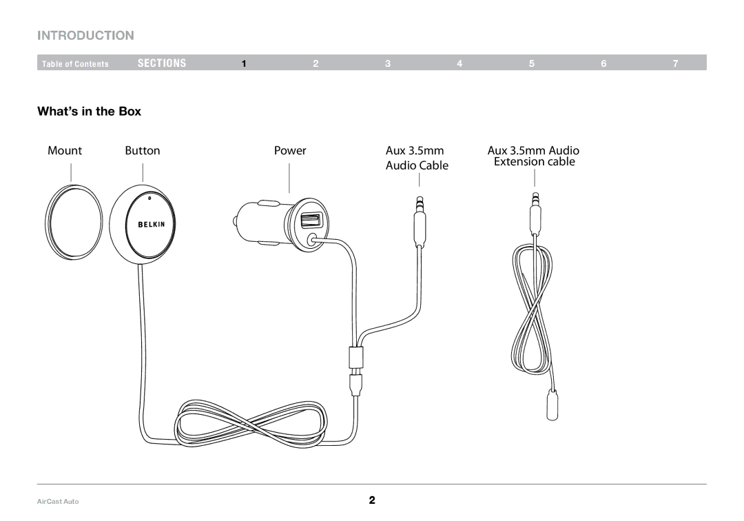 Belkin 8820tt00529 F4U037 user manual Introduction, What’s in the Box 