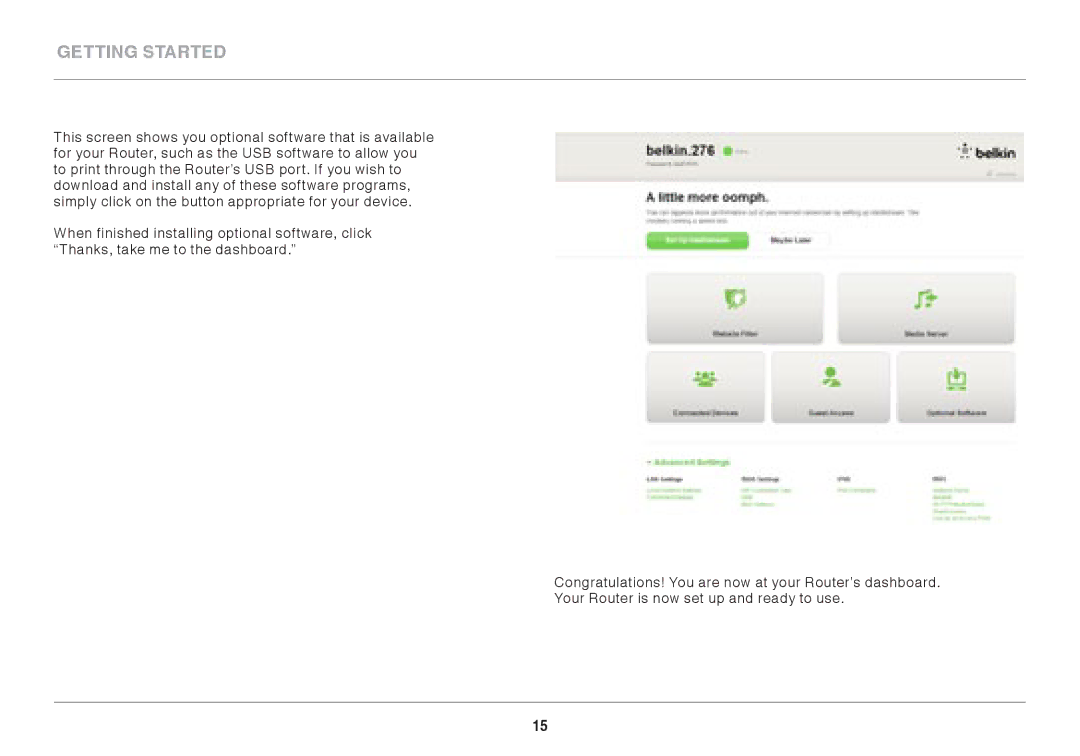 Belkin AC1800 user manual Getting Started 