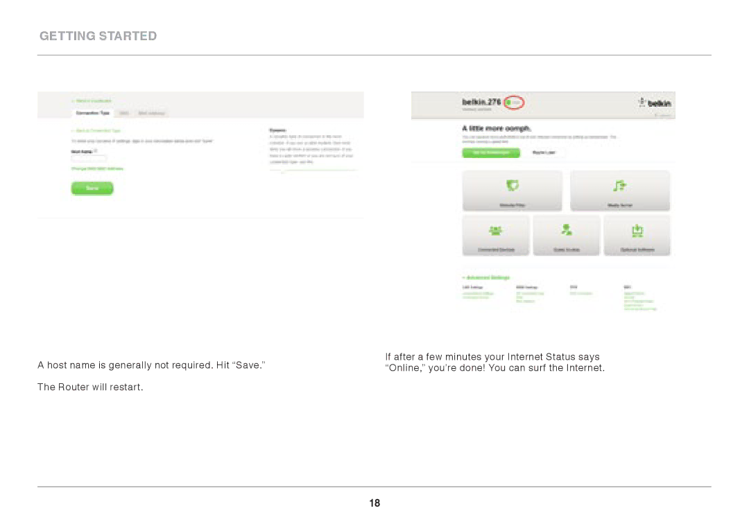 Belkin AC1800 user manual Getting Started 