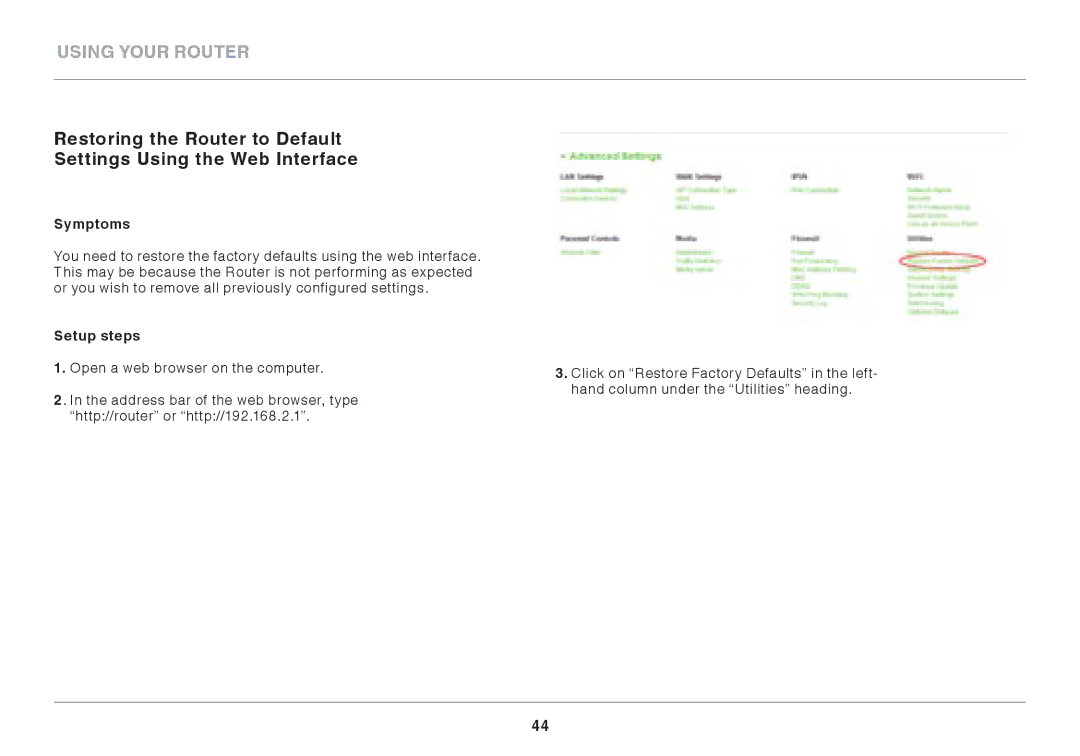 Belkin AC1800 user manual Symptoms, Setup steps 