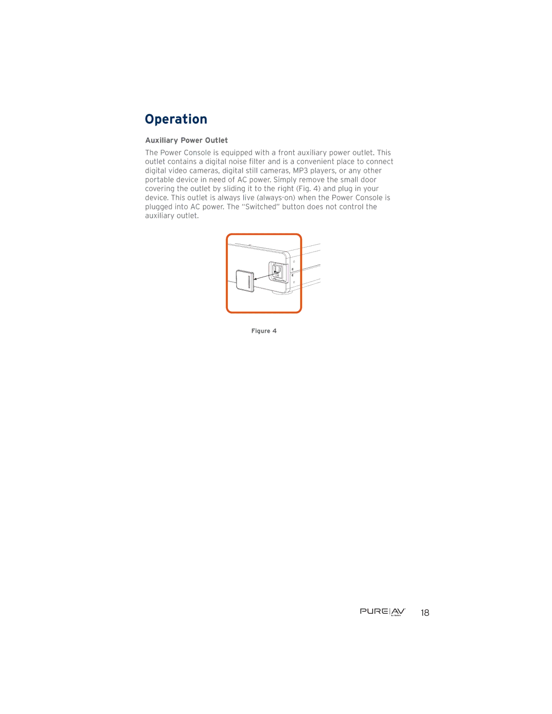 Belkin AP21300-12 user manual Auxiliary Power Outlet 