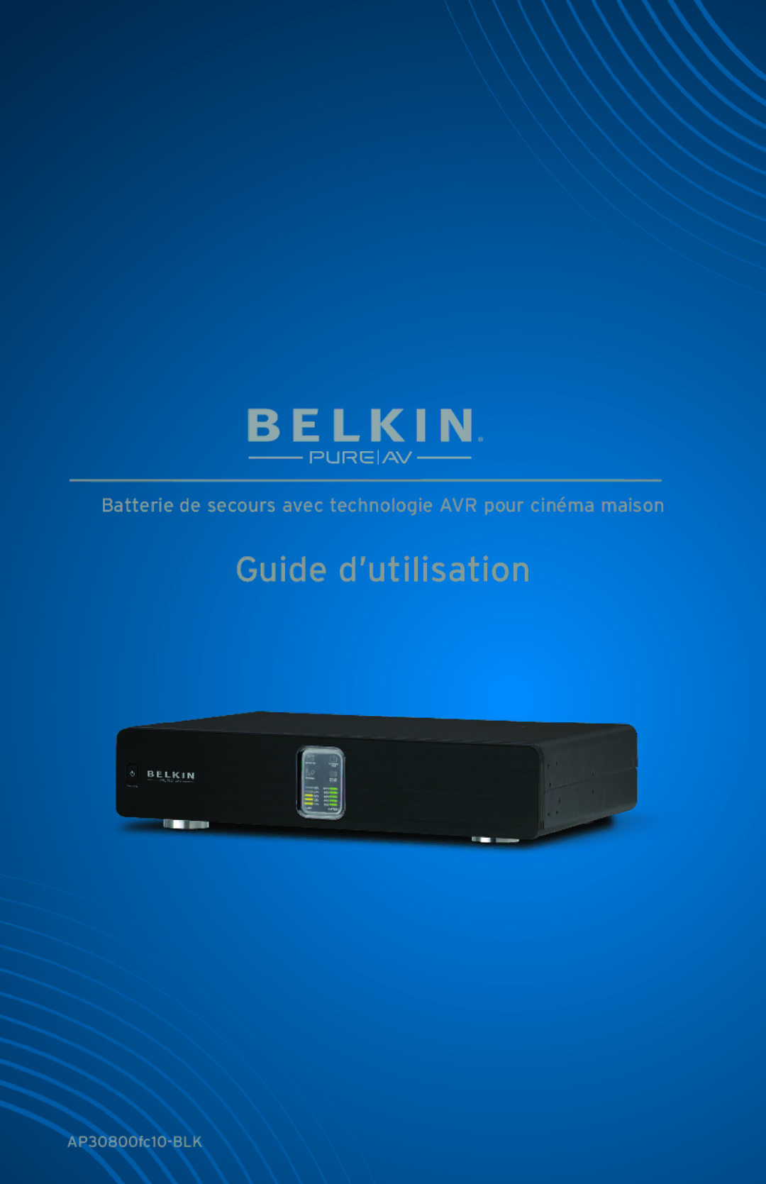 Belkin AP30800fc10-BLK user manual Guide d’utilisation 