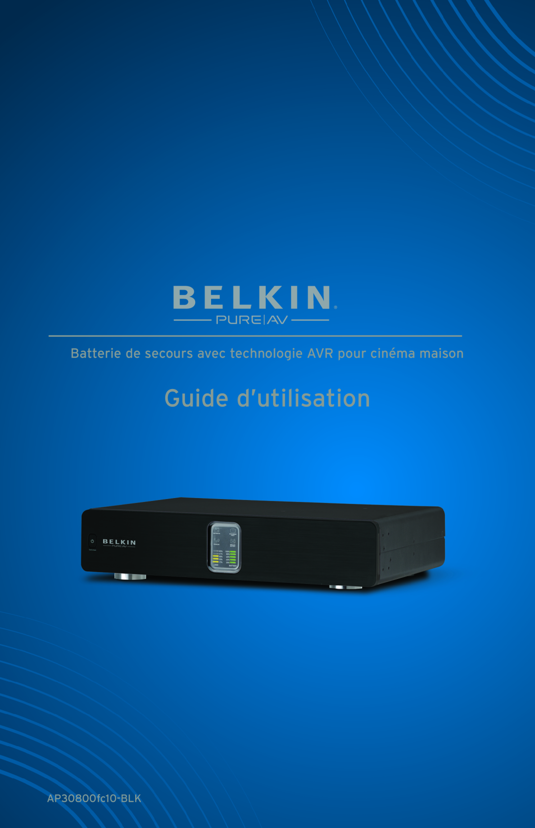 Belkin AP30800fc10-BLK user manual Guide d’utilisation 