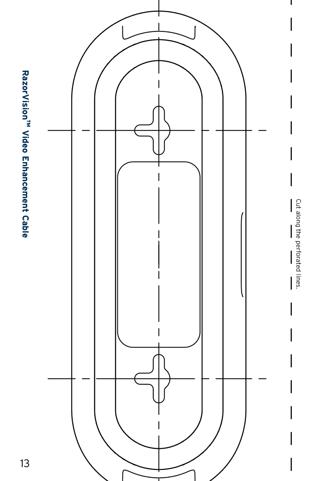 Belkin AV62300-16, AV62400-16, AV62400-08, AV62300-08, AV61400-08, AV61400-16 user manual Cut along the perforated lines 