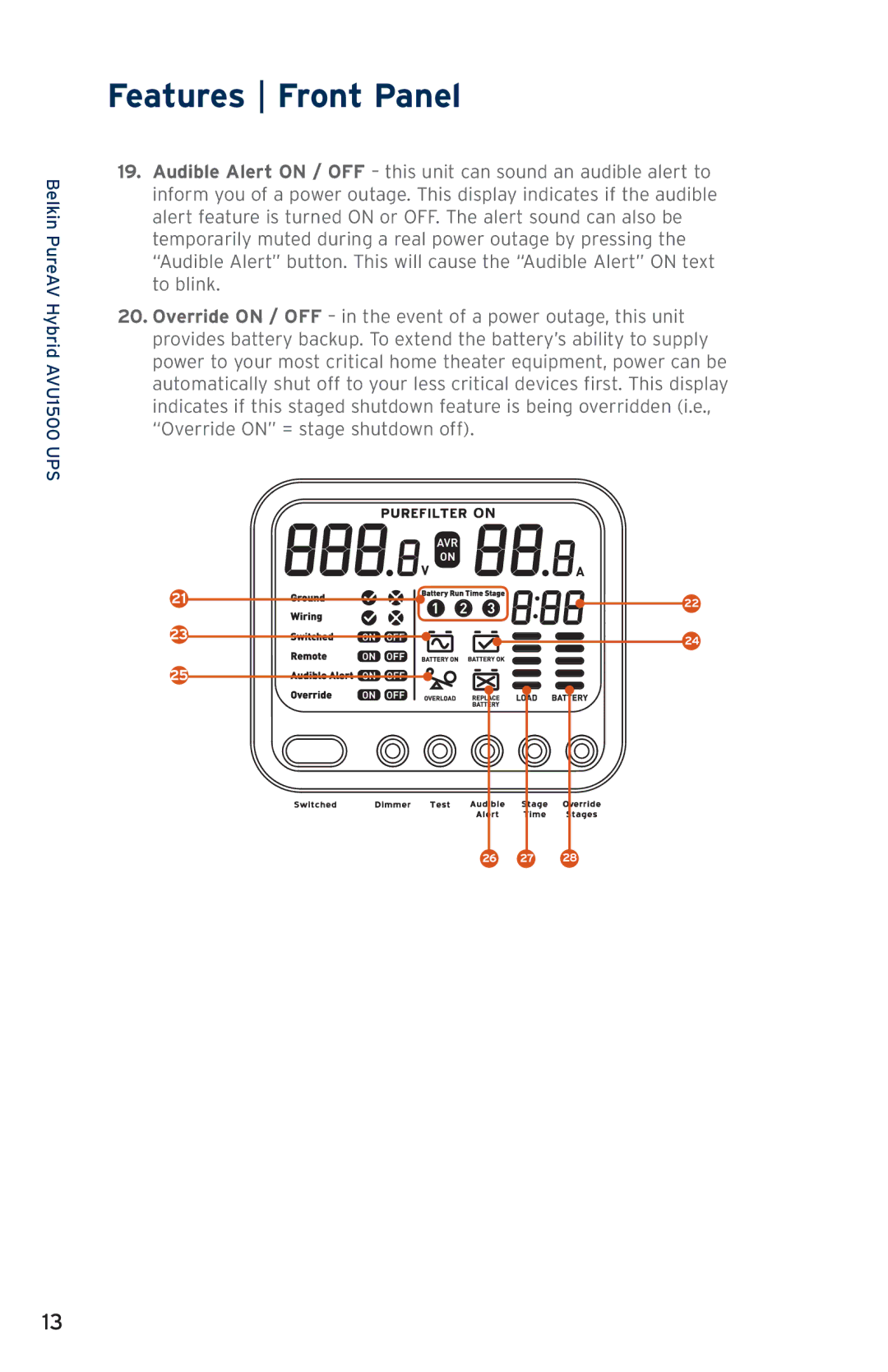 Belkin AVU1500, AP51300fc10-BLK user manual 26 27 