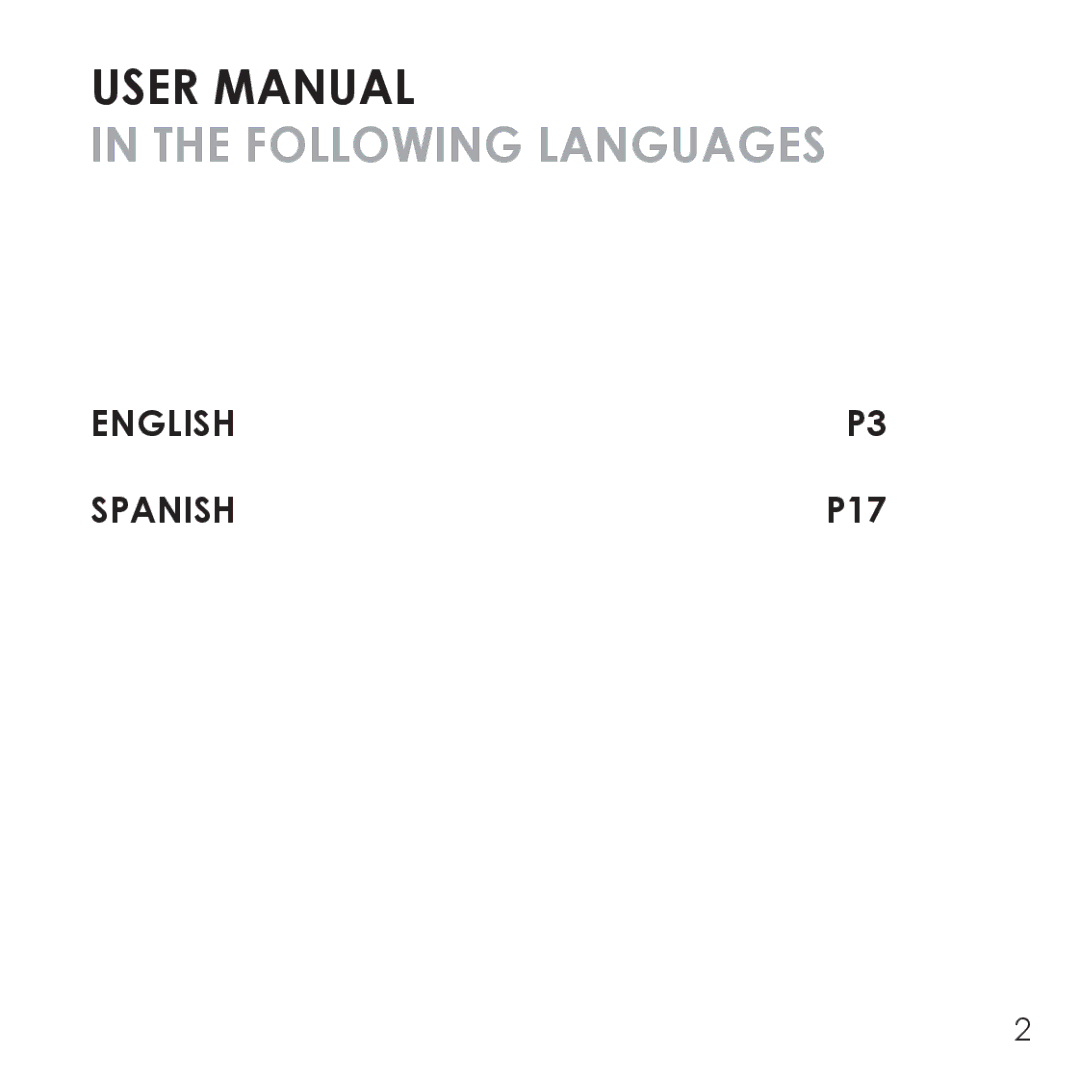 Belkin B3 user manual Following Languages 