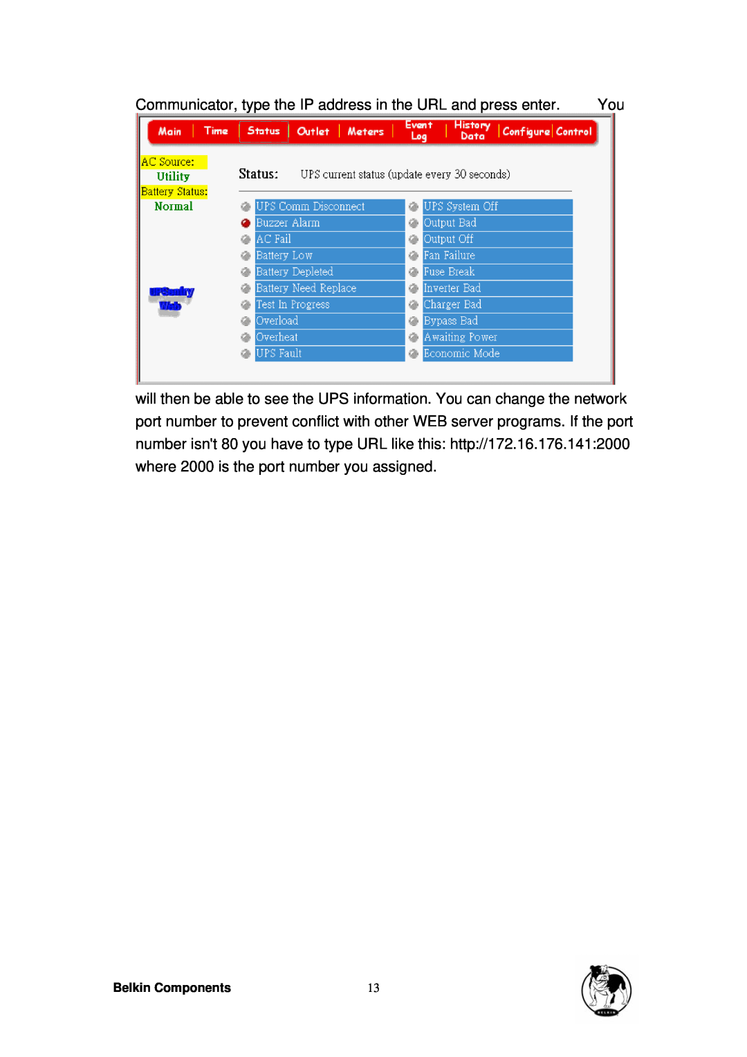 Belkin belkin bulldog plus- shutdown management software for windows user manual 