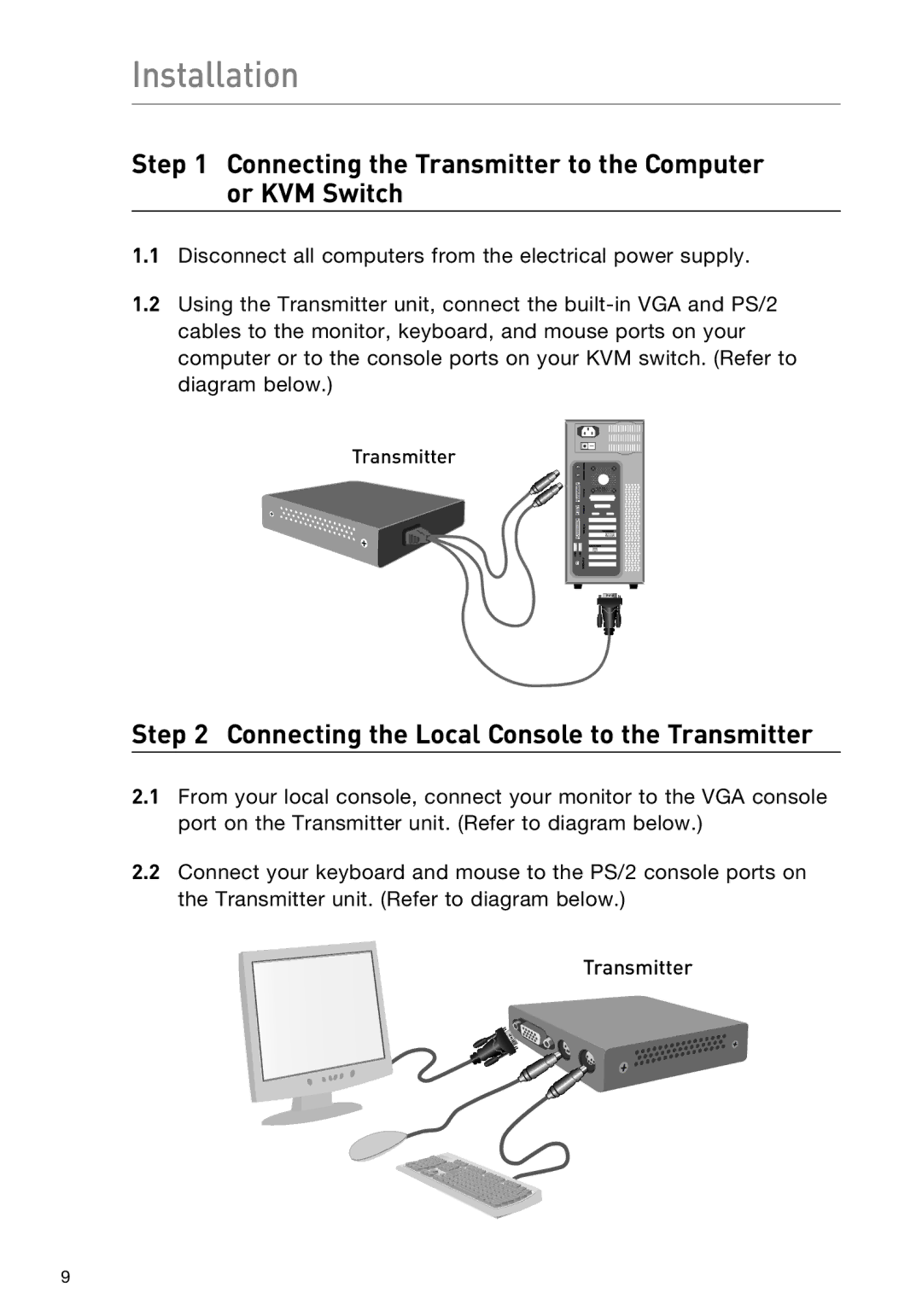 Belkin F1D084vea2 user manual Installation 