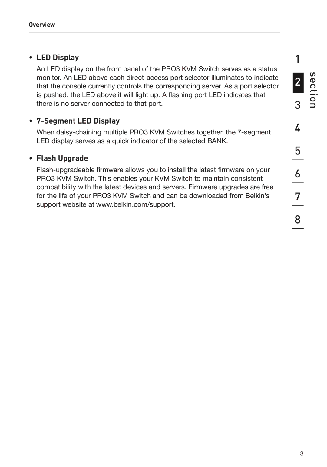 Belkin F1DA116Z, F1DA104Z, F1DA108Z user manual Flash Upgrade 