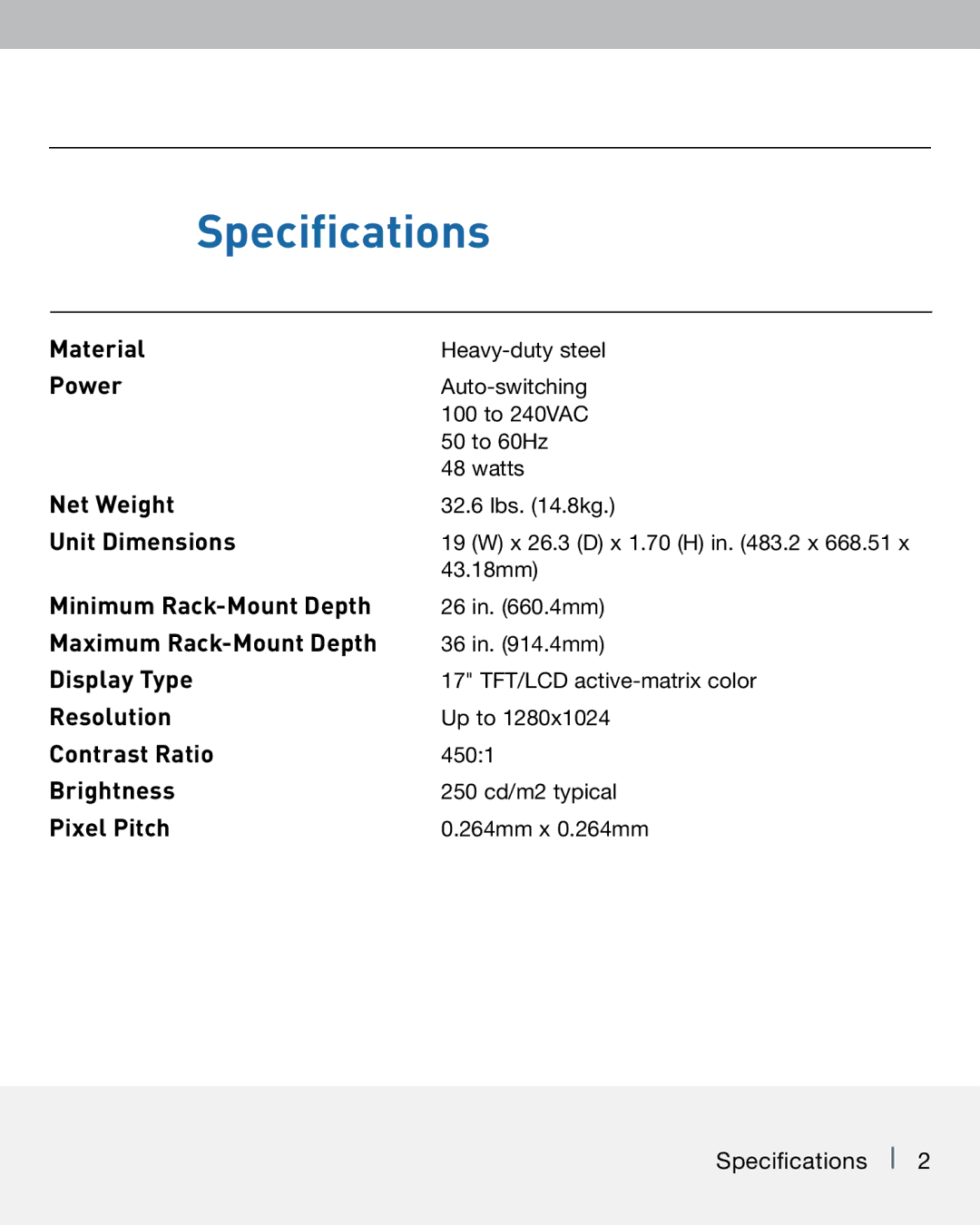 Belkin F1DC101C-US manual Specifications 