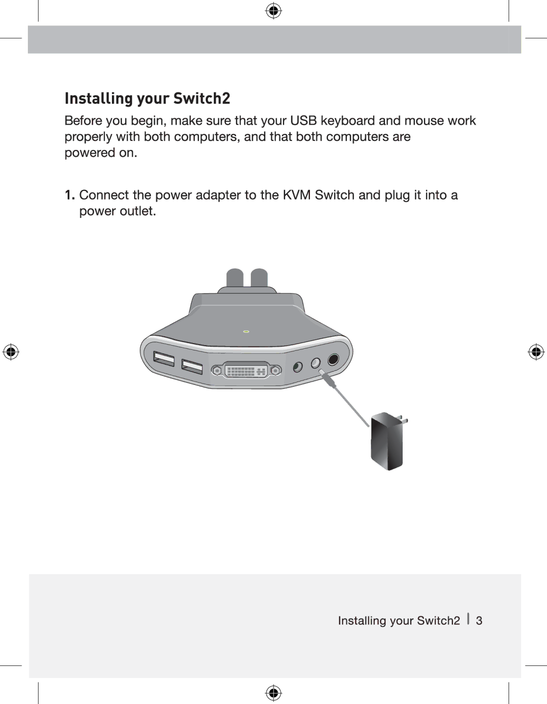 Belkin F1DG 102Duk manual 