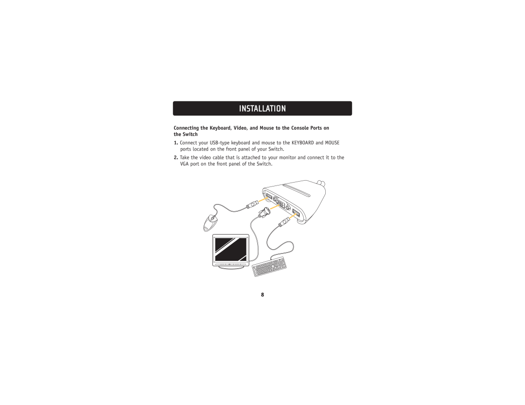 Belkin F1DK102U user manual Installation 