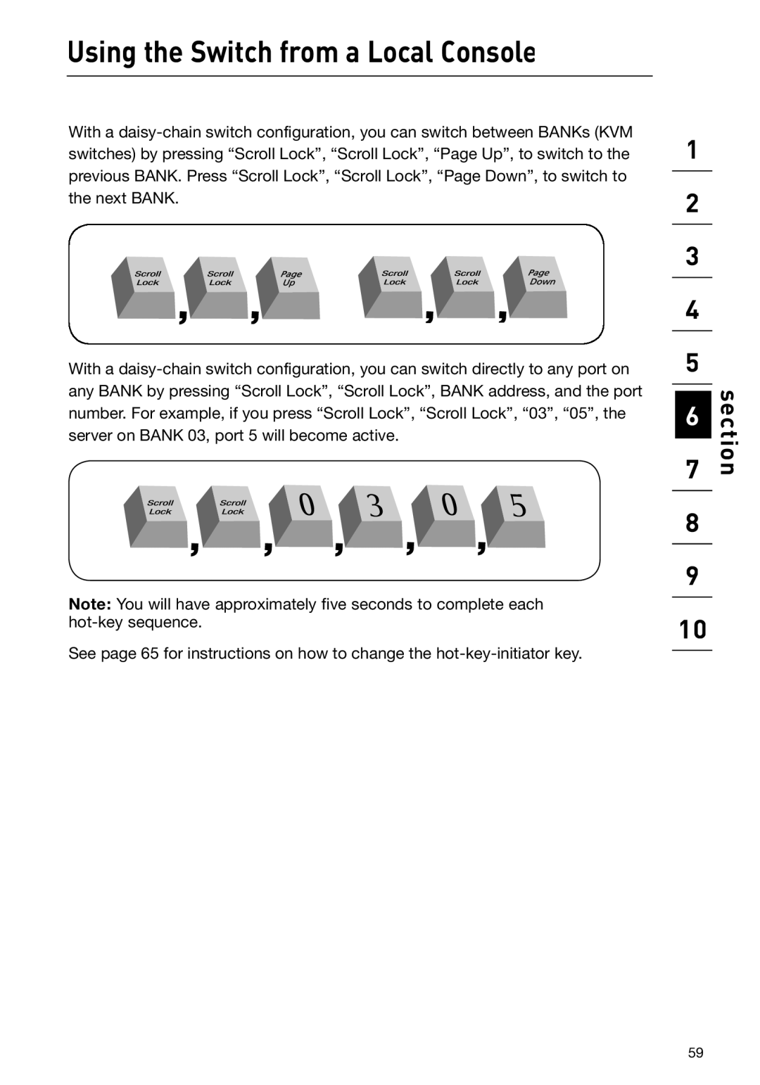 Belkin F1DP108Gea, F1DP116Gea user manual Section 