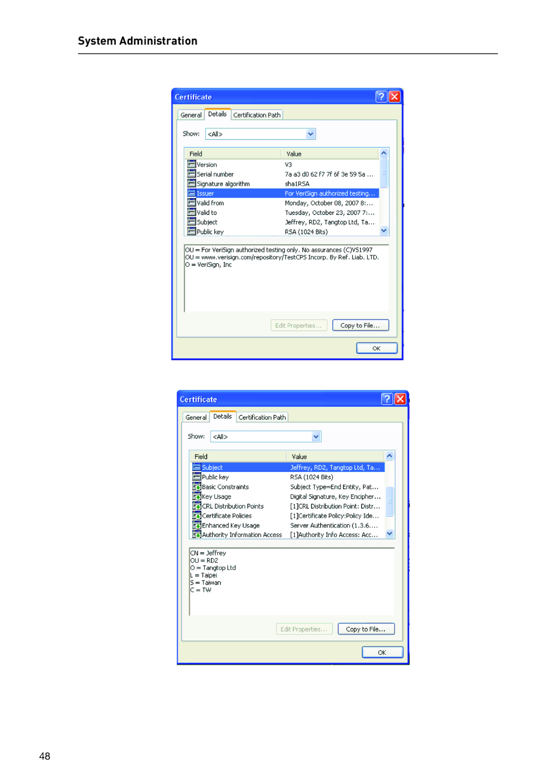 Belkin F1DP116SEA user manual System Administration 