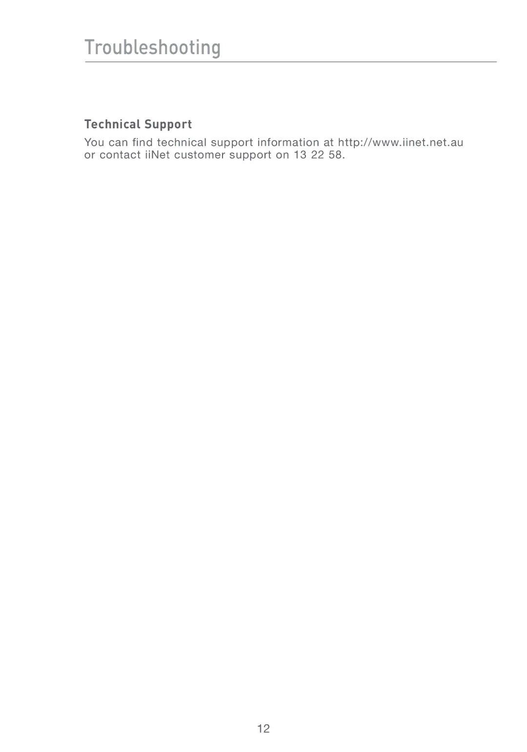 Belkin F1PG200ENAU user manual Troubleshooting, Technical Support 