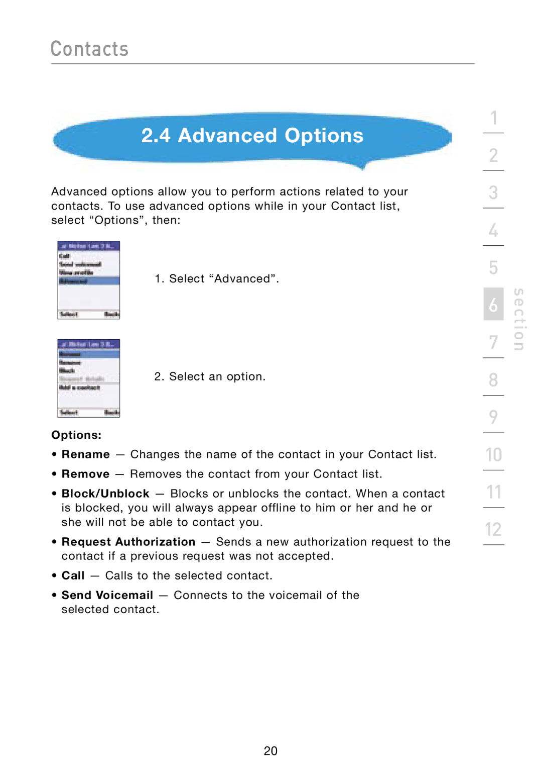 Belkin F1PP000GN-SK user manual Advanced Options 