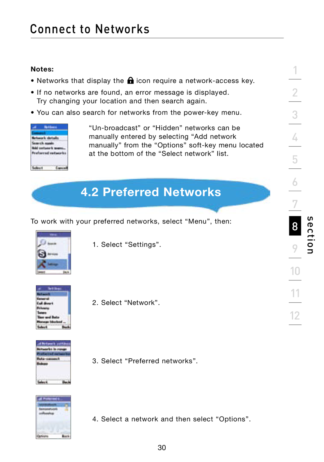 Belkin F1PP000GN-SK user manual Preferred Networks 