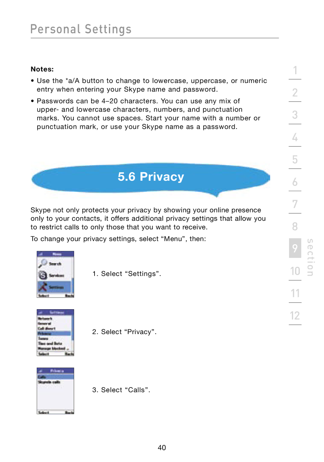 Belkin F1PP000GN-SK user manual Privacy 