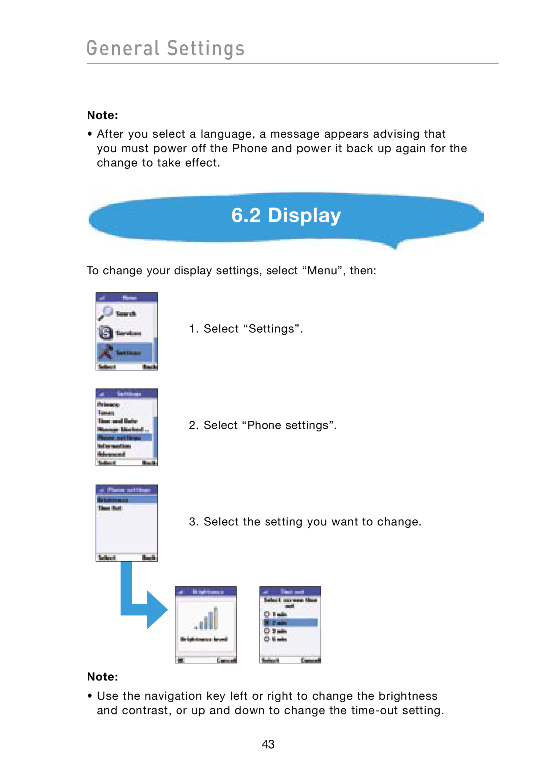 Belkin F1PP000GN-SK user manual General Settings, Display 