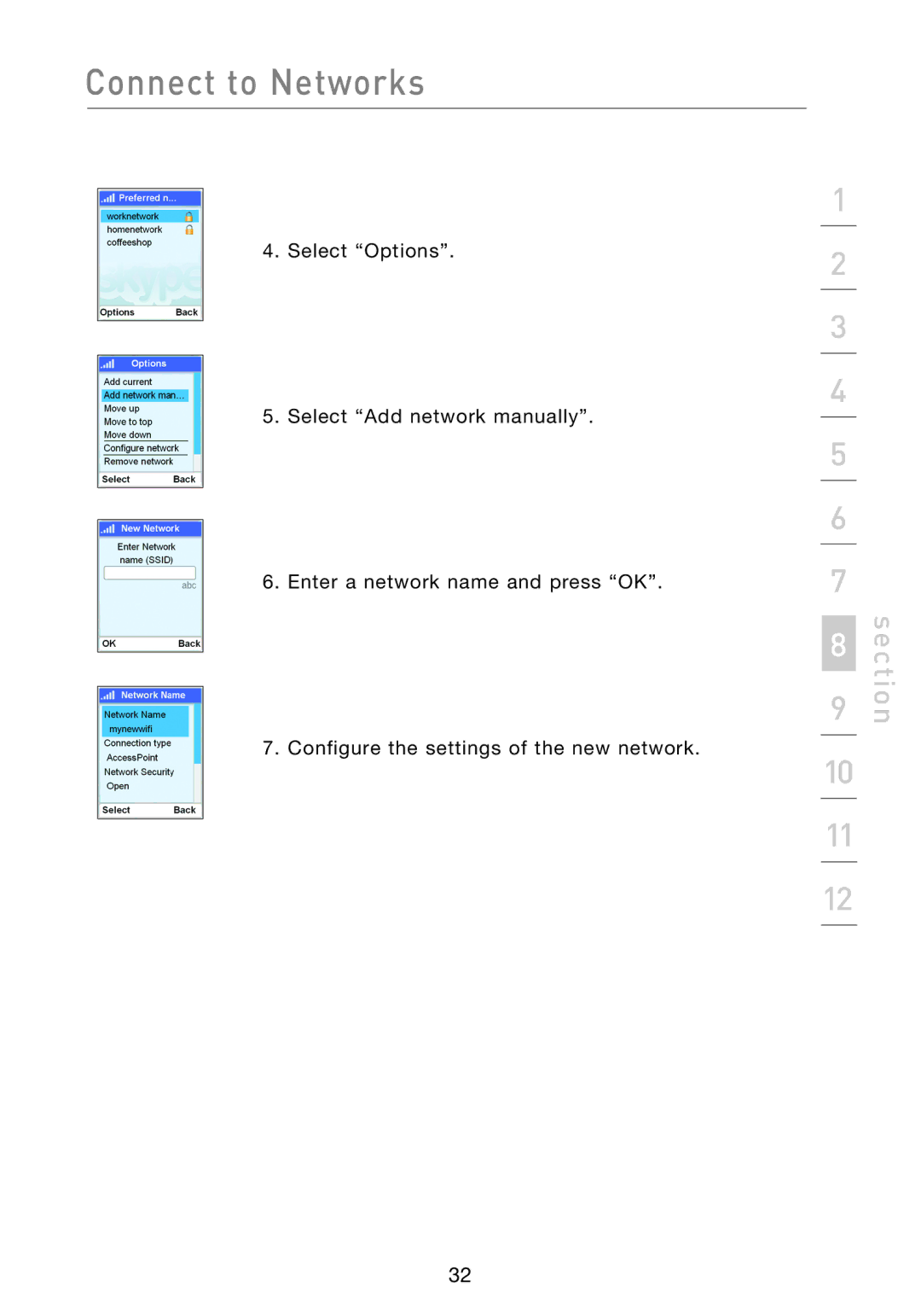 Belkin F1PP000GN-SK manual Connect to Networks 