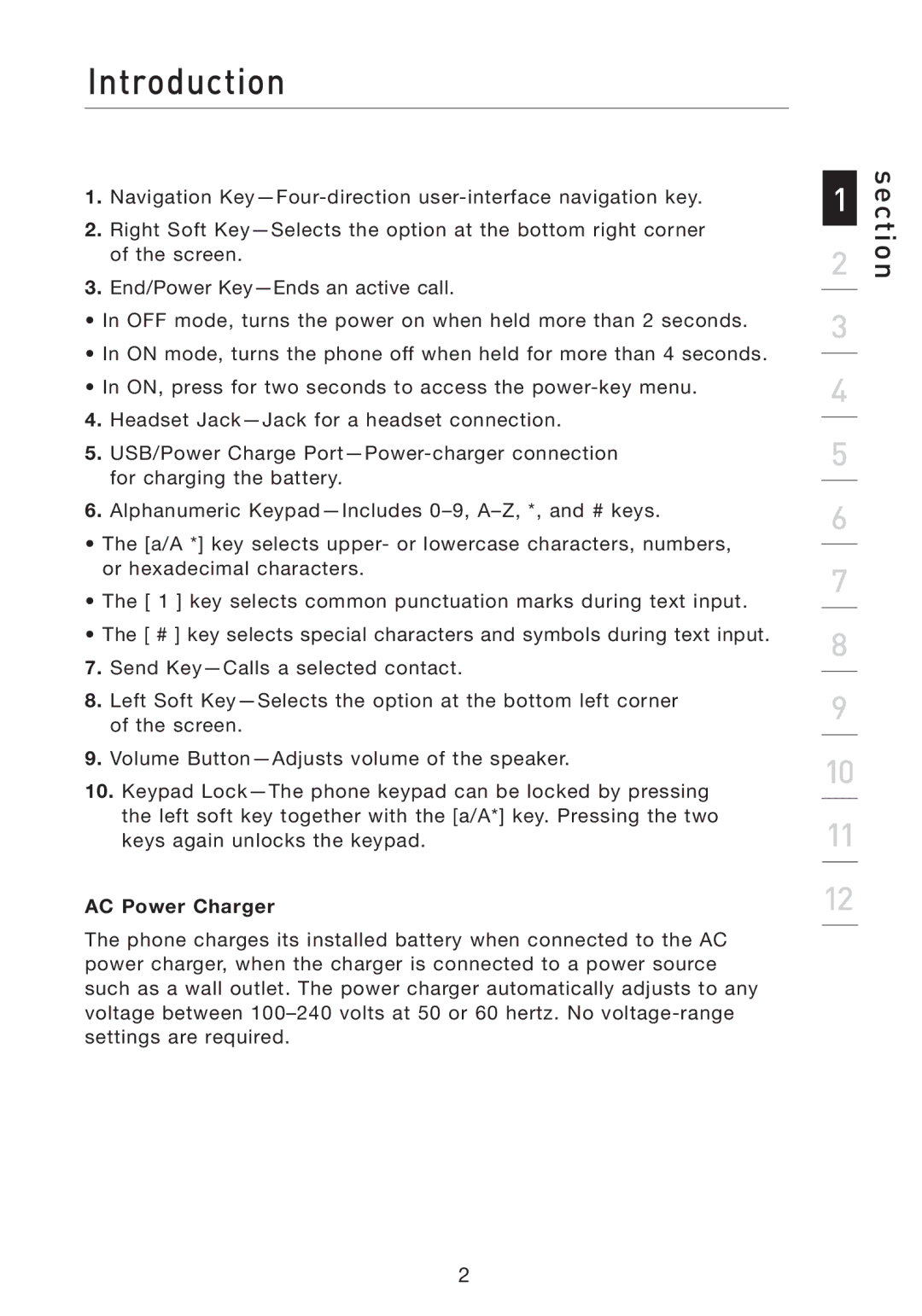 Belkin F1PP000GN-SK manual AC Power Charger 