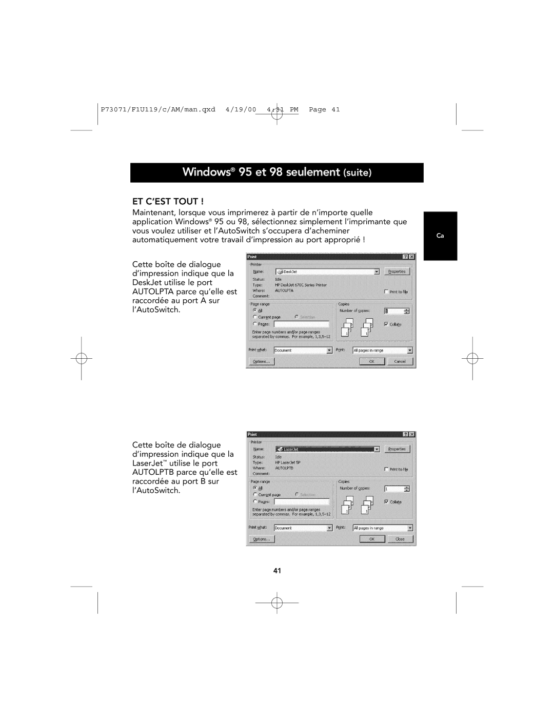 Belkin F1U119 user manual ET C’EST Tout 