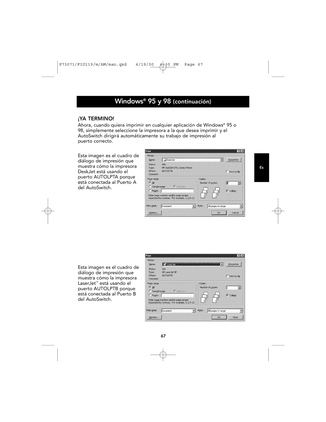 Belkin F1U119 user manual ¡YA Termino 