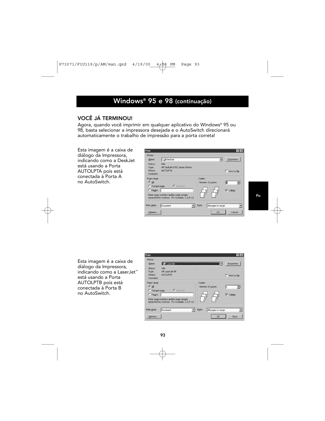 Belkin F1U119 user manual Você JÁ Terminou 