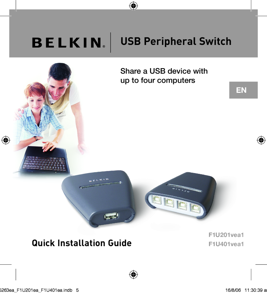 Belkin F1U201VEA1 manual 5263eaF1U201eaF1U401ea.indb 16/8/06 113039 a 