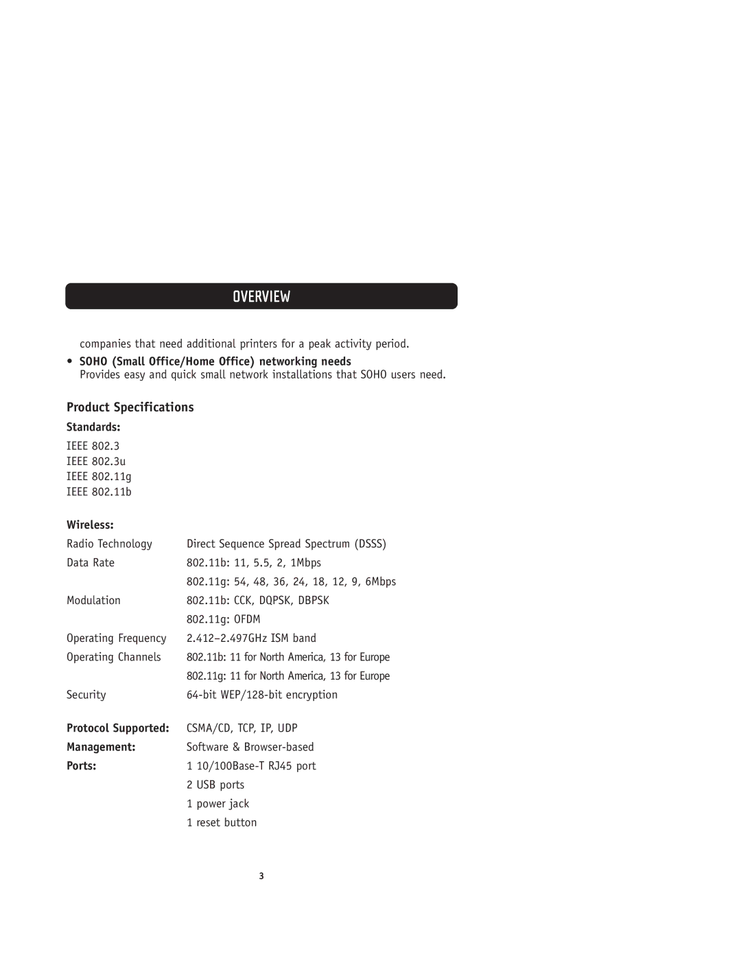 Belkin F1UP0001 user manual Product Specifications 