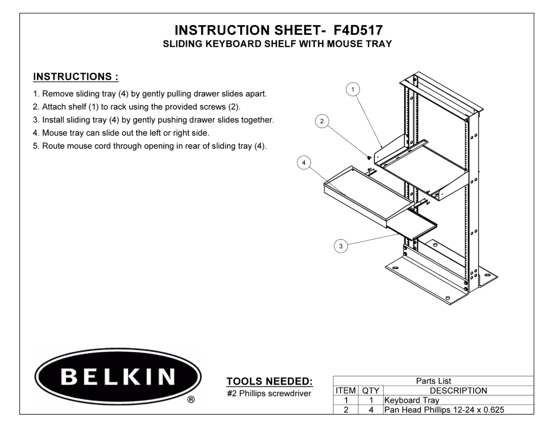 Belkin F4D517 manual 16758&7,216+7, 722/61 